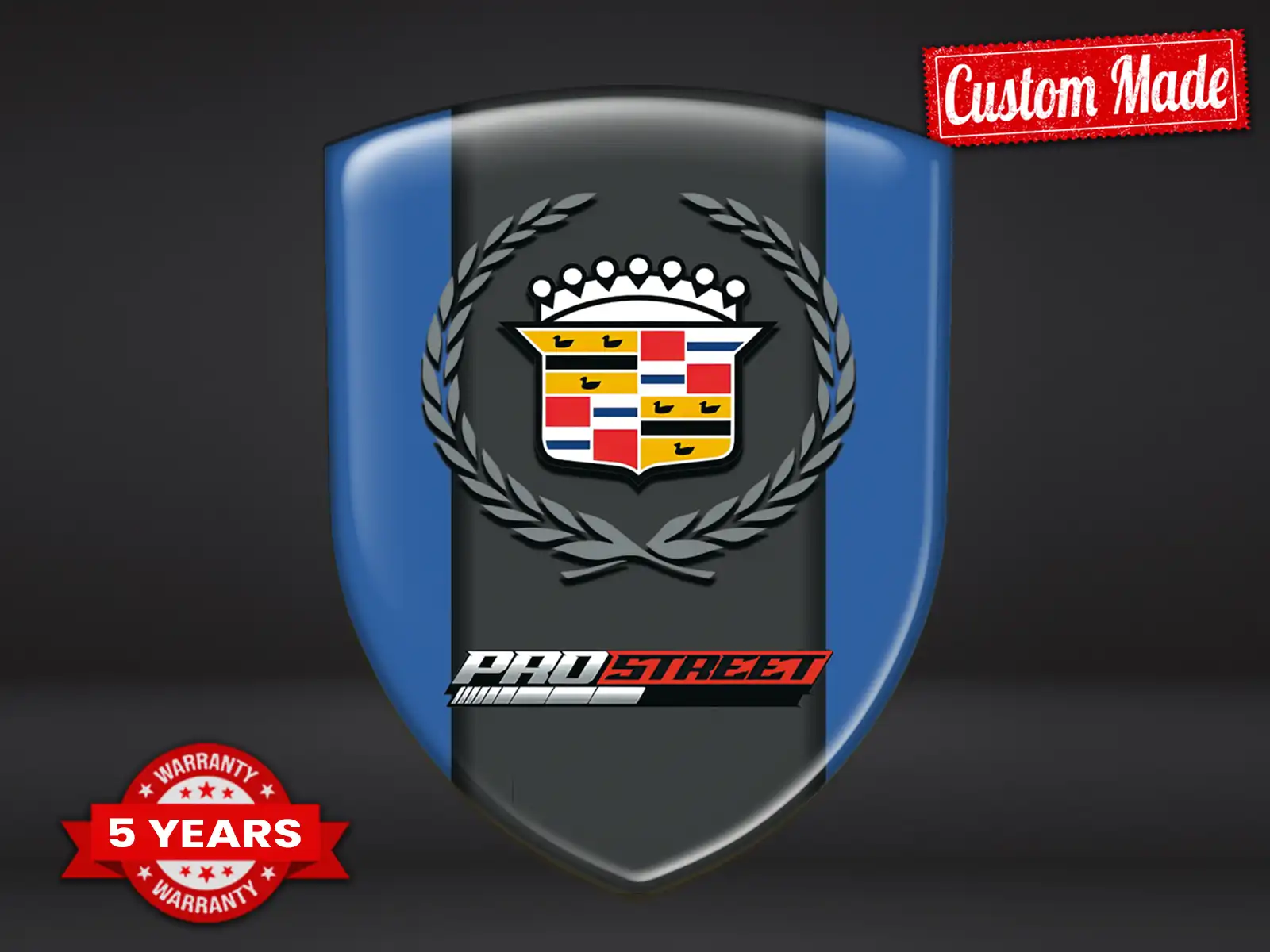 Cadillac Pegatina De Marca Profesional Lujo Estándar Premium